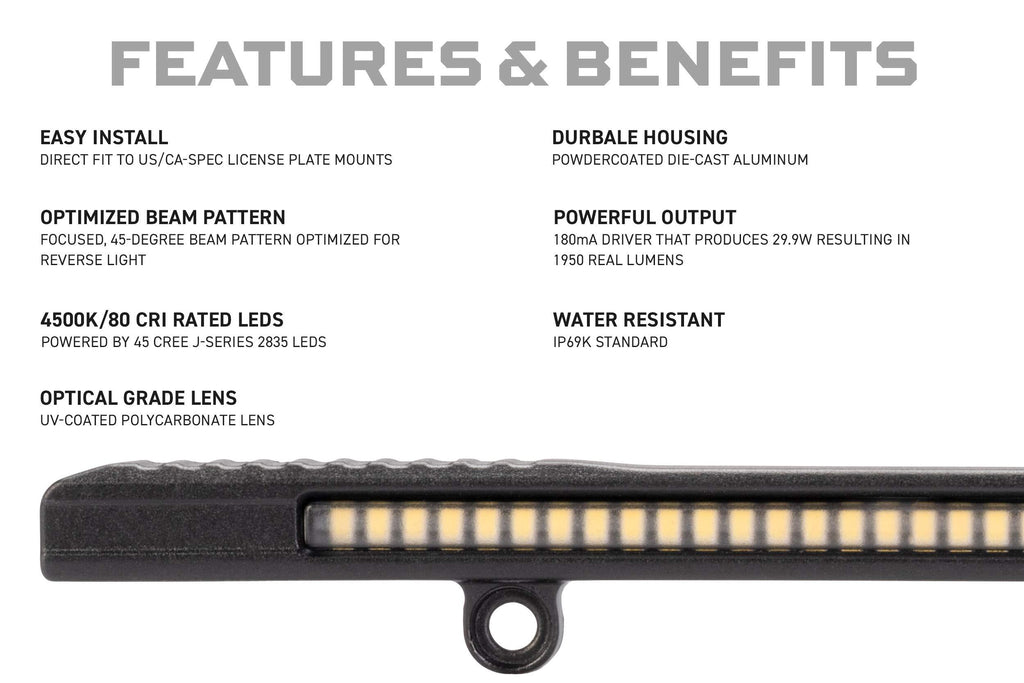 Reverse Light: Backup Light Boost Bar - product image 4