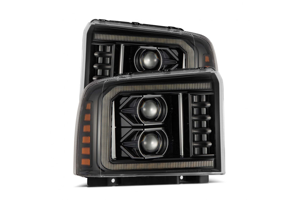 AlphaRex (LUXX-Series) 2005-2007 Ford Super Duty LED Projector Headlights - Alpha-Black - product image 1
