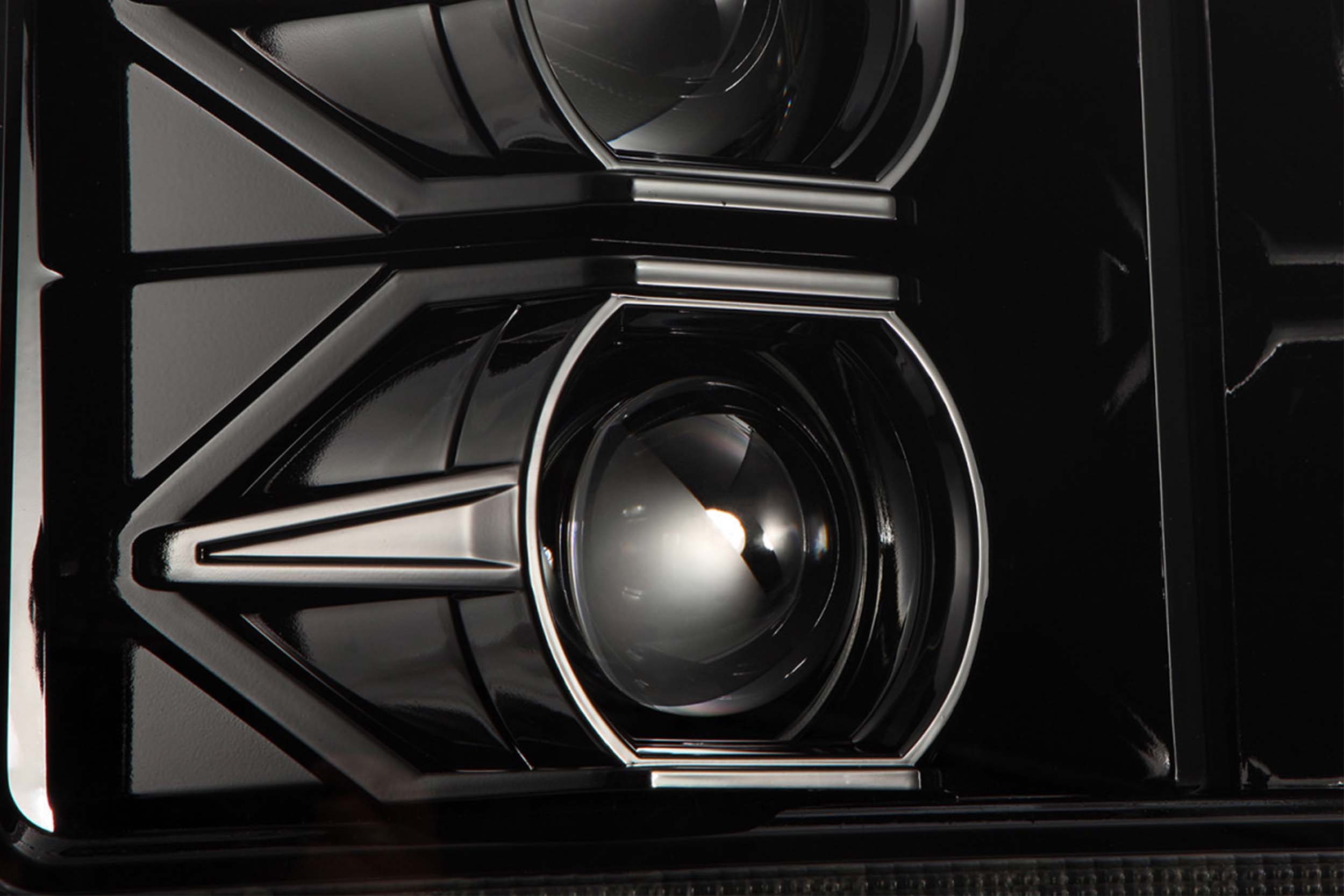 AlphaRex (LUXX-Series) 2005-2007 Ford Super Duty LED Projector Headlights - Alpha-Black - product image 2