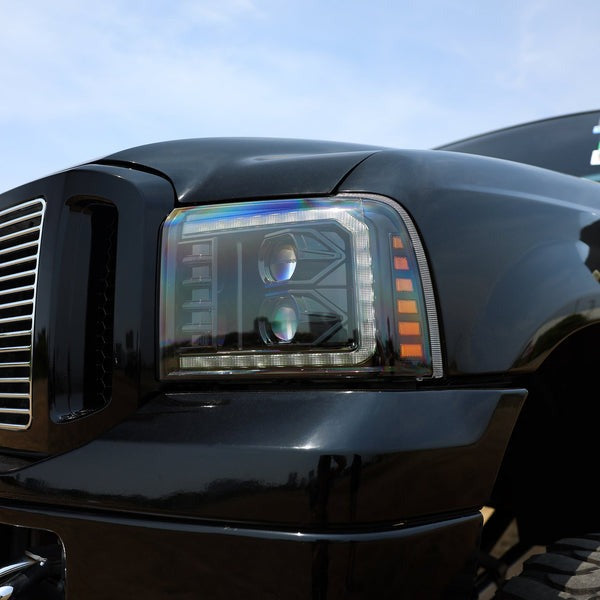 AlphaRex (LUXX-Series) 2005-2007 Ford Super Duty LED Projector Headlights - Alpha-Black - product image 5
