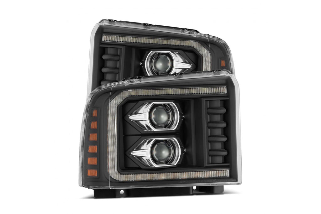 AlphaRex (LUXX-Series) 2005-2007 Ford Super Duty LED Projector Headlights - Black - product image 1