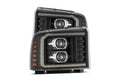 AlphaRex (LUXX-Series) 2005-2007 Ford Super Duty LED Projector Headlights - Black - product image 1