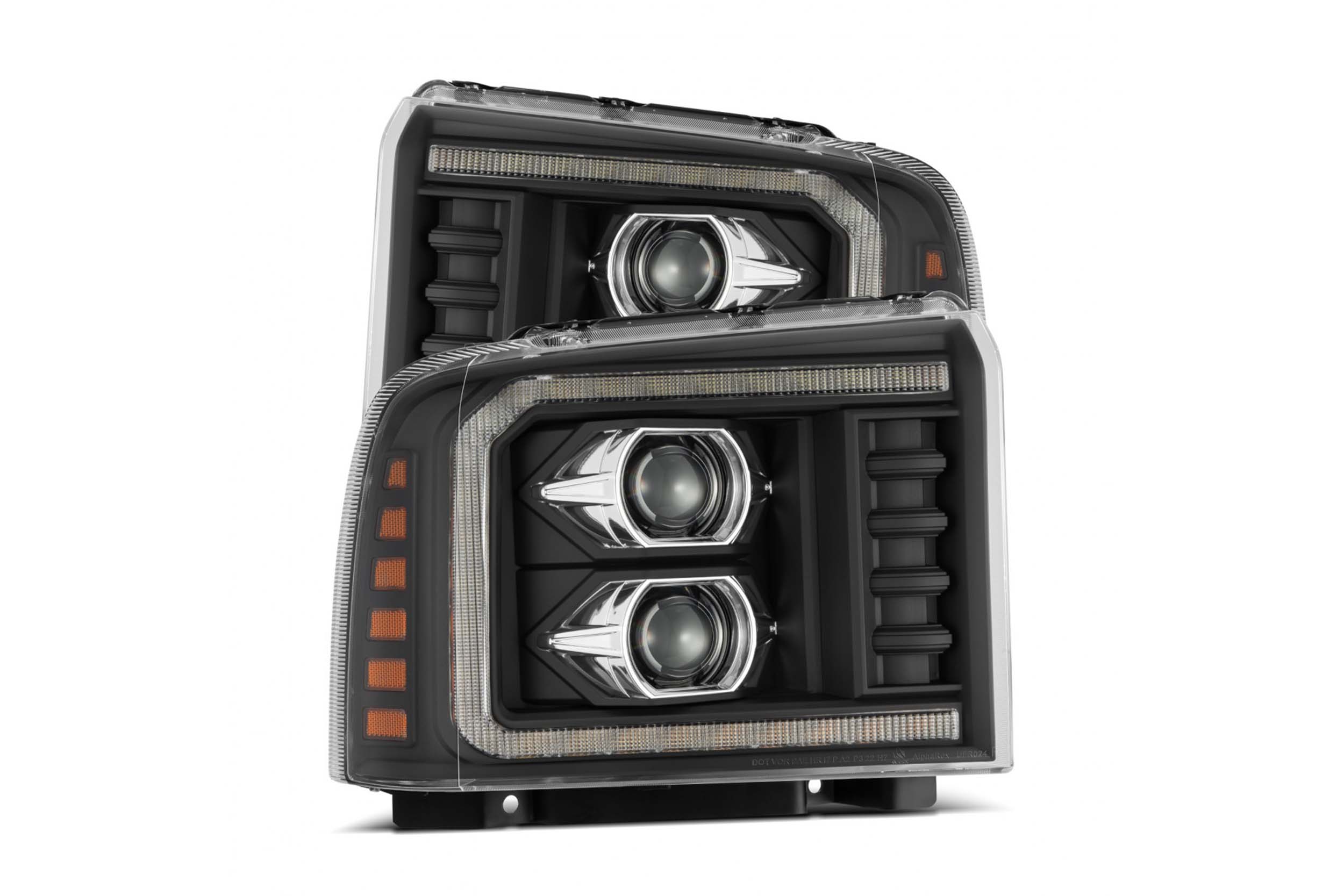 AlphaRex (LUXX-Series) 2005-2007 Ford Super Duty LED Projector Headlights - Black - product image 1