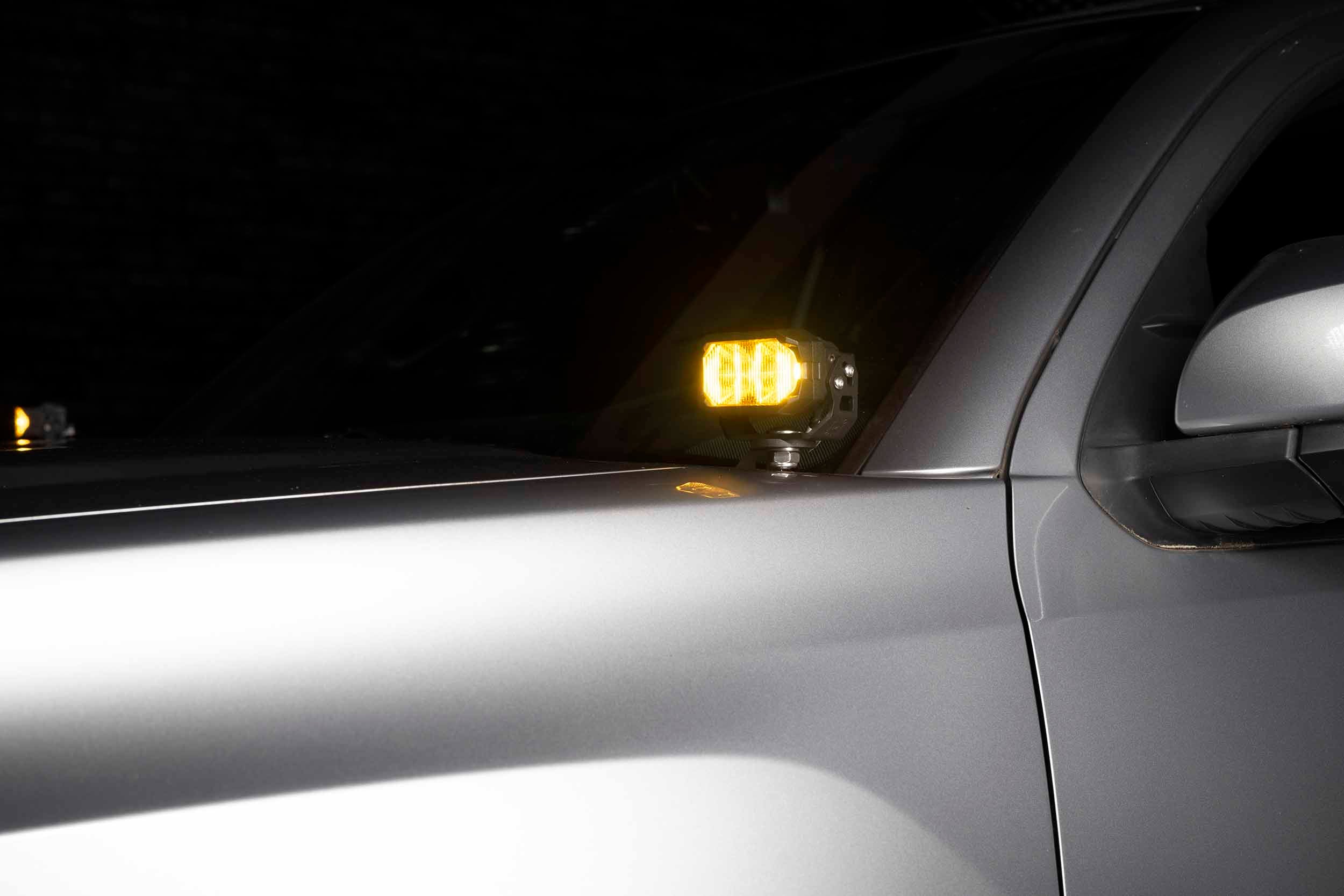 Morimoto 2Banger Ditch Light Kit: 16-23 Tacoma (NCS Yellow Spot Beam) - product image 6