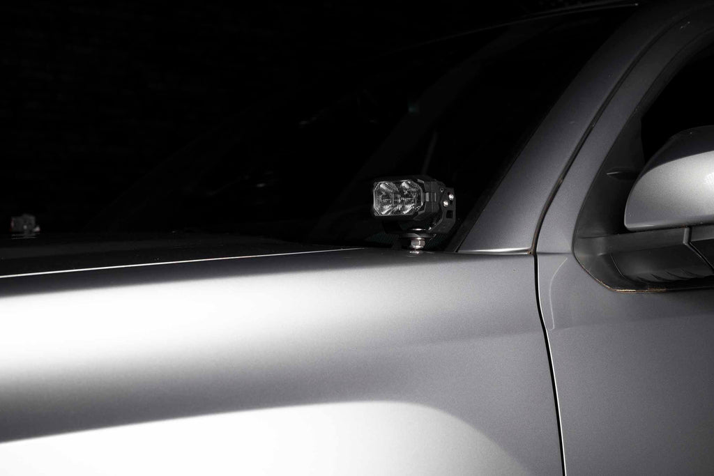Morimoto 2Banger Ditch Light Kit: 16-23 Tacoma (NCS Yellow Flood Beam) - product image 7