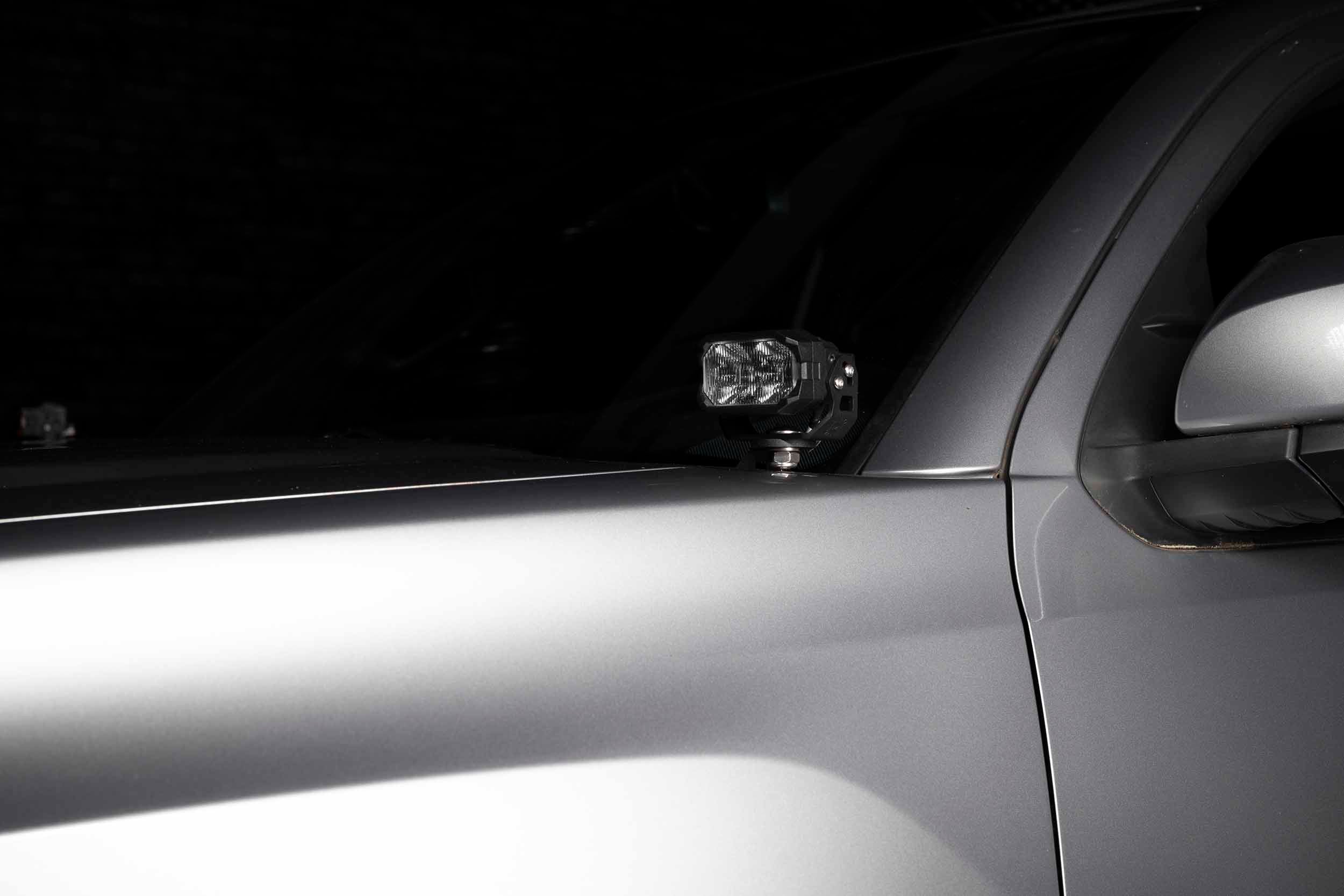 Morimoto 2Banger Ditch Light Kit: 16-23 Tacoma (HXB Yellow Flood Beam) - product image 7