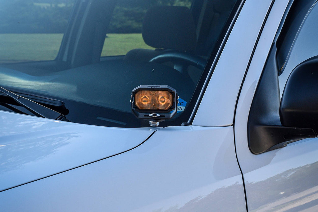 Morimoto 2Banger Ditch Light Kit: 05-15 Tacoma (HXB Yellow Spot Beam) - product image 2