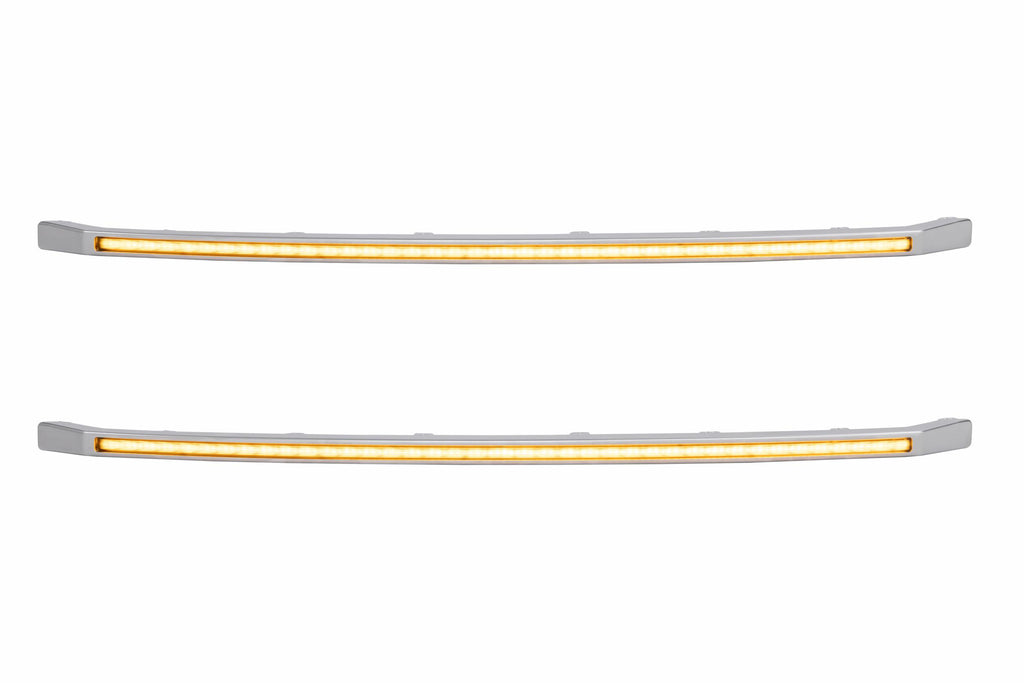 XBG LED DRL Grille Inserts: Ford Super Duty Platinum (20-22 / Amber DRL / Set) - product image 4