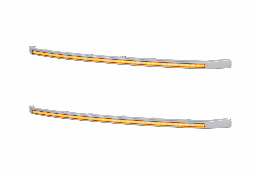 XBG LED DRL Grille Inserts: Ford Super Duty Platinum (20-22 / Amber DRL / Set) - product image 6