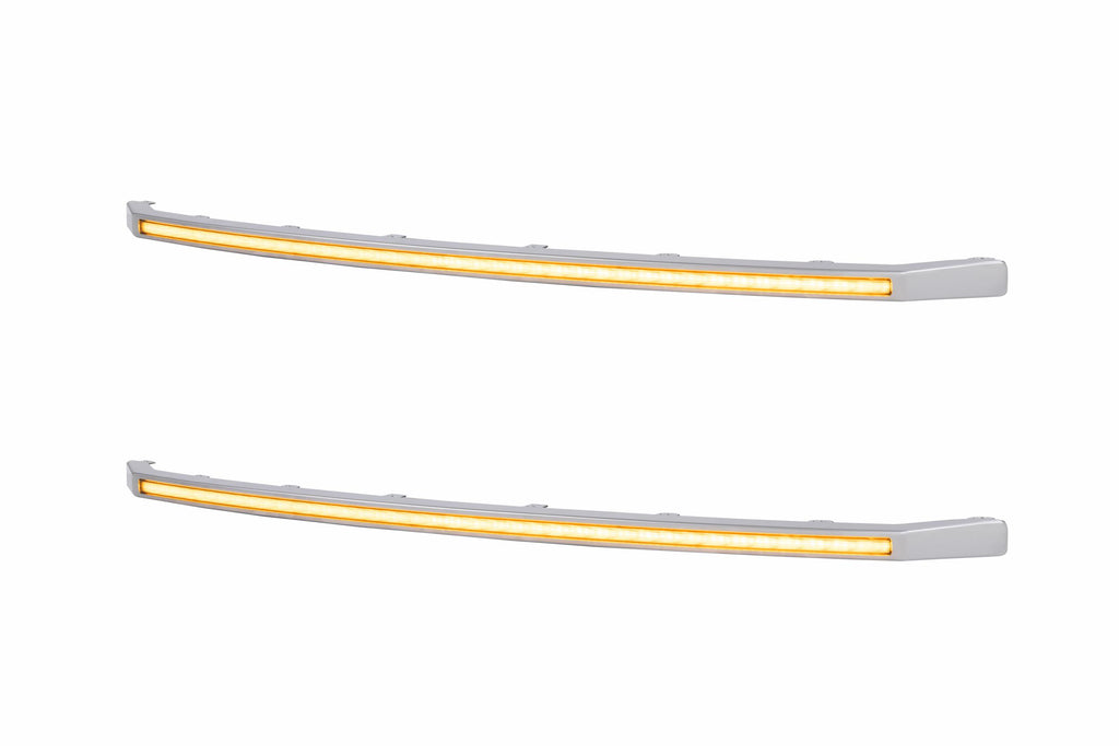 XBG LED DRL Grille Inserts: Ford Super Duty Platinum (20-22 / Amber DRL / Set) - product image 7