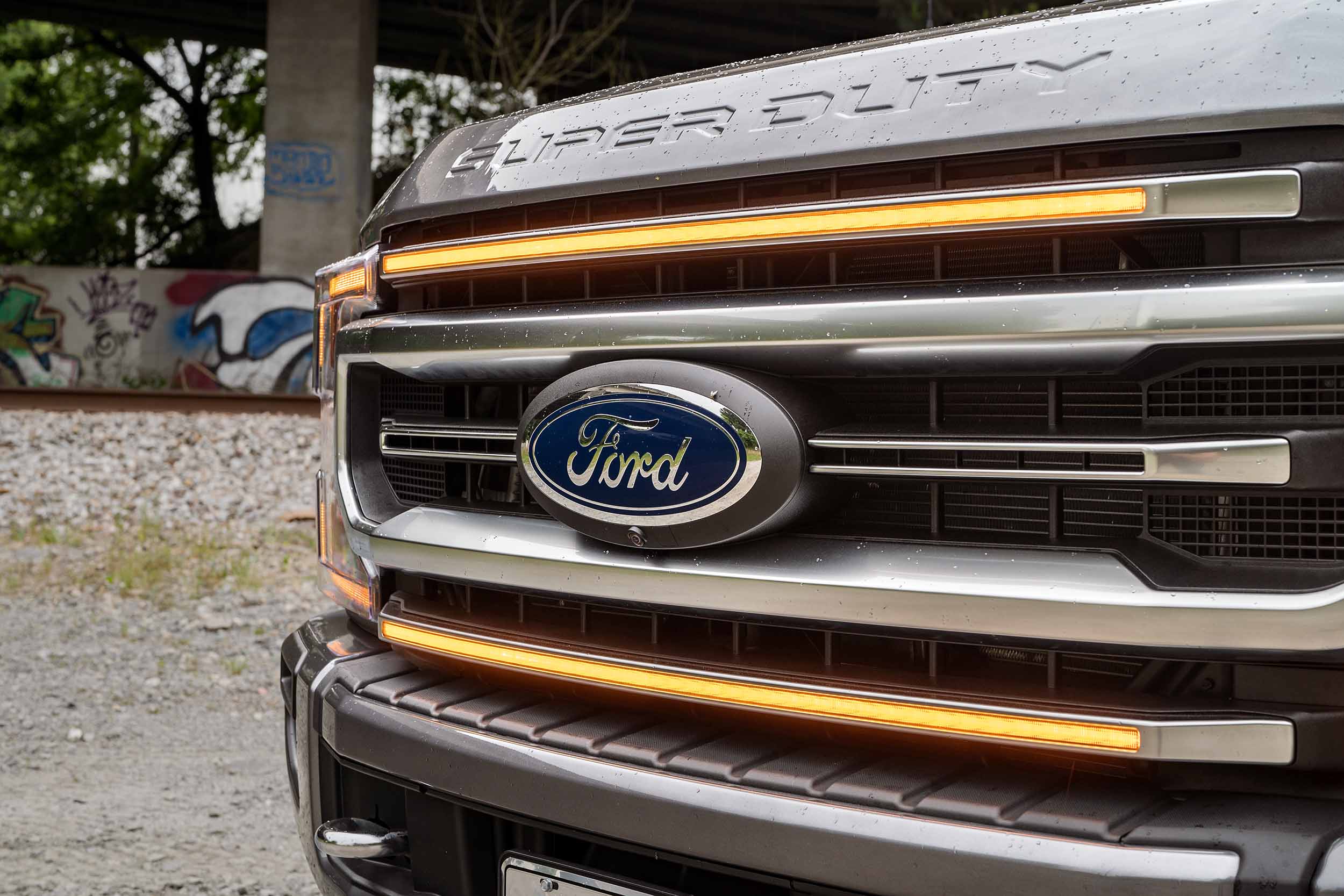 XBG LED DRL Grille Inserts: Ford Super Duty Platinum (20-22 / Amber DRL / Set) - product image 9