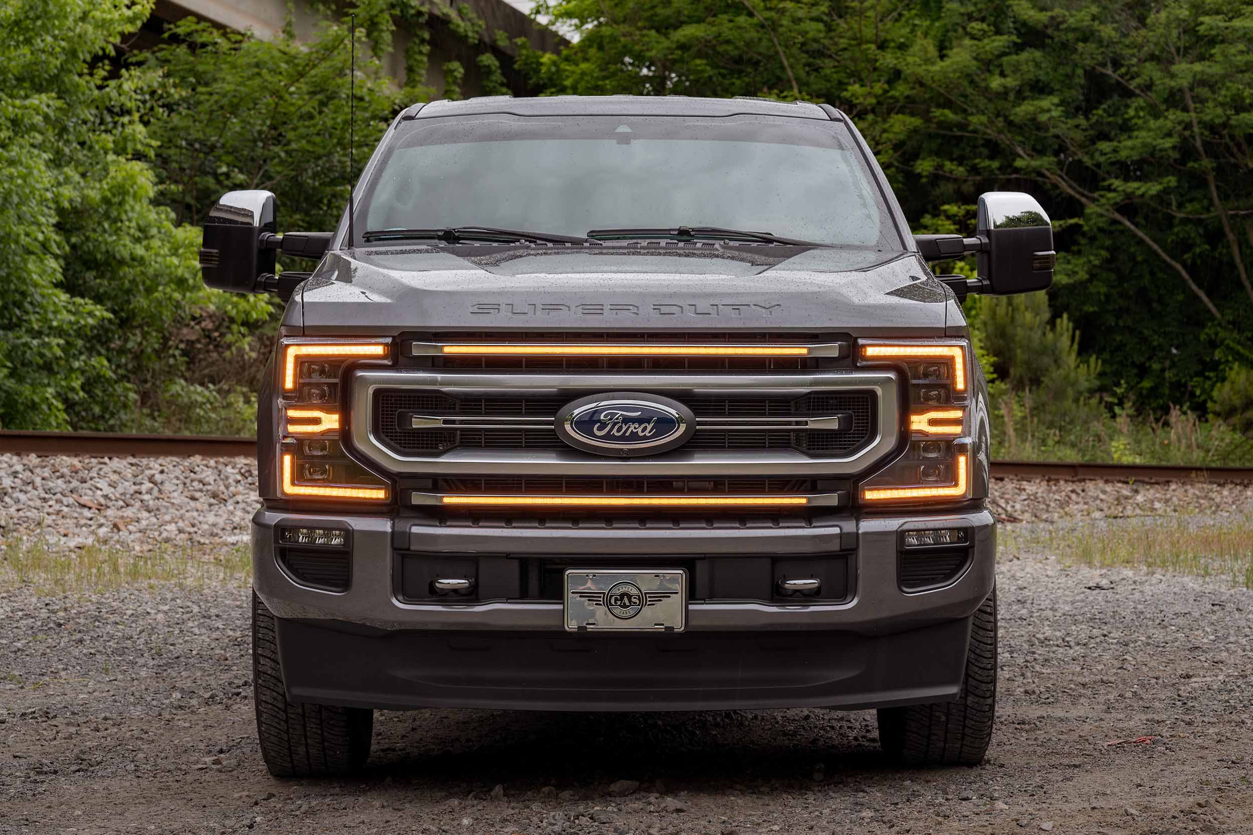 XBG LED DRL Grille Inserts: Ford Super Duty Platinum (20-22 / Amber DRL / Set) - product image 10