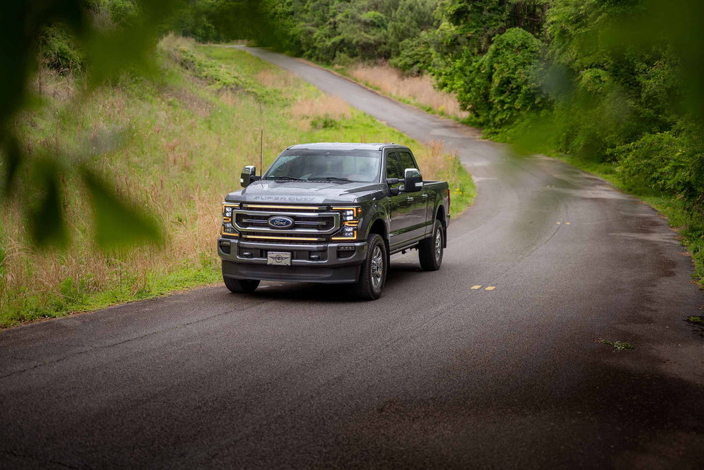 XBG LED DRL Grille Inserts: Ford Super Duty Platinum (20-22 / Amber DRL / Set) - product image 12
