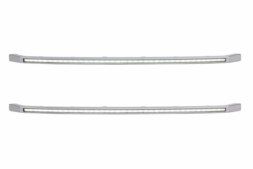 XBG LED DRL Grille Inserts: Ford Super Duty Platinum (20-22 / White DRL / Set) - product image 3