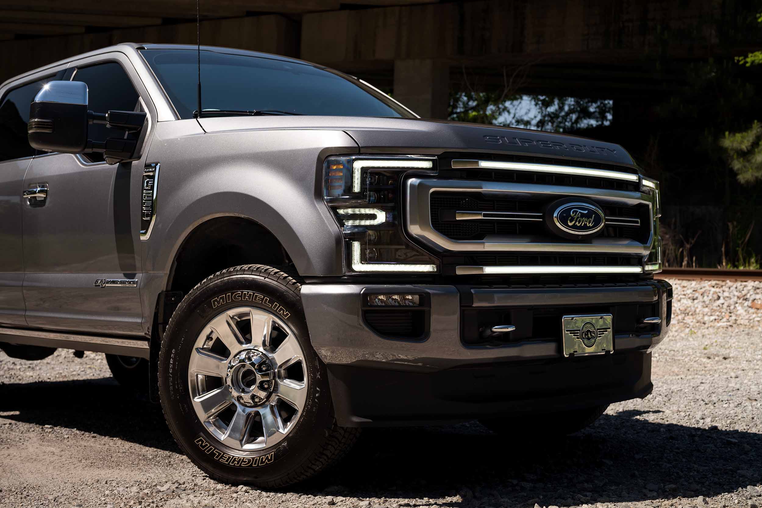 XBG LED DRL Grille Inserts: Ford Super Duty Platinum (20-22 / White DRL / Set) - product image 10