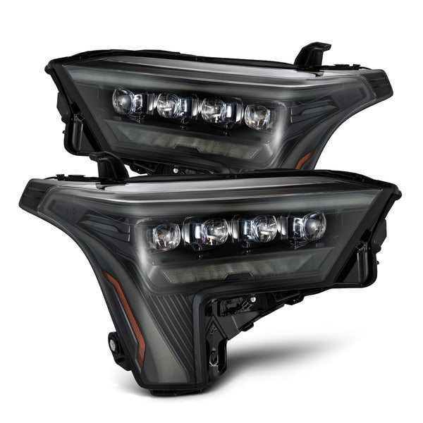 AlphaRex (NOVA-Series) (22+) Toyota Tundra Projector Headlights - Alpha-Black w/ Amber DRL - product image 1
