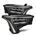 AlphaRex (NOVA-Series) (22+) Toyota Tundra Projector Headlights - Black w/ Amber DRL - product image 1