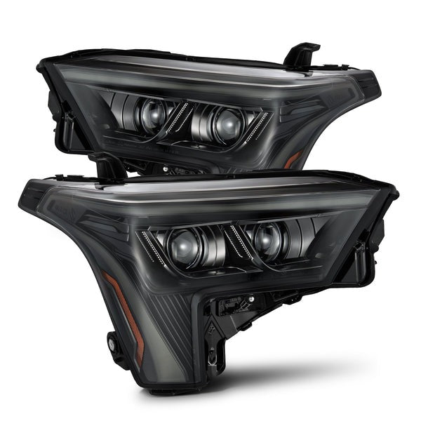 AlphaRex (LUXX-Series) (22+) Toyota Tundra Projector Headlights - Alpha-Black w/ White DRL - product image 1