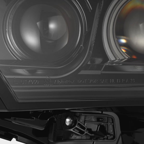 AlphaRex (LUXX-Series) (22+) Toyota Tundra Projector Headlights - Alpha-Black w/ White DRL - product image 6