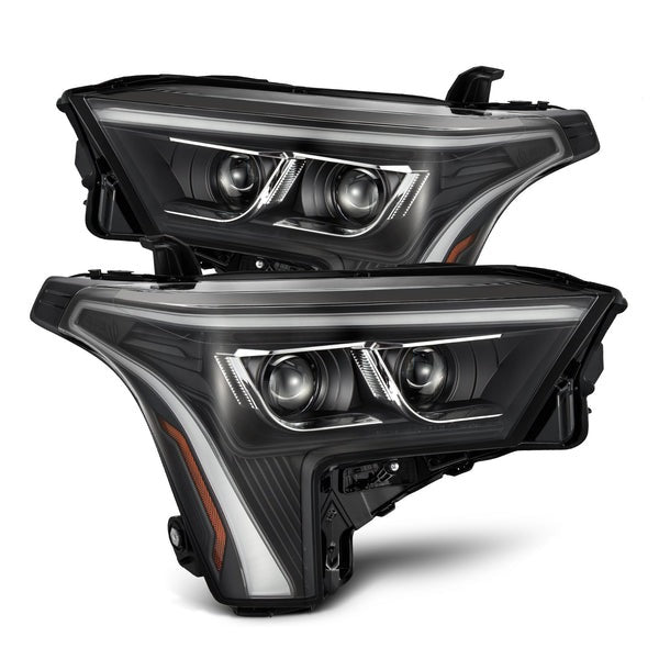 AlphaRex (LUXX-Series) (22+) Toyota Tundra Projector Headlights - Black w/ White DRL - product image 1