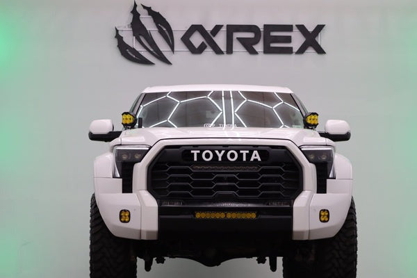 AlphaRex (LUXX-Series) (22+) Toyota Tundra Projector Headlights - Alpha-Black w/ Amber DRL - product image 3