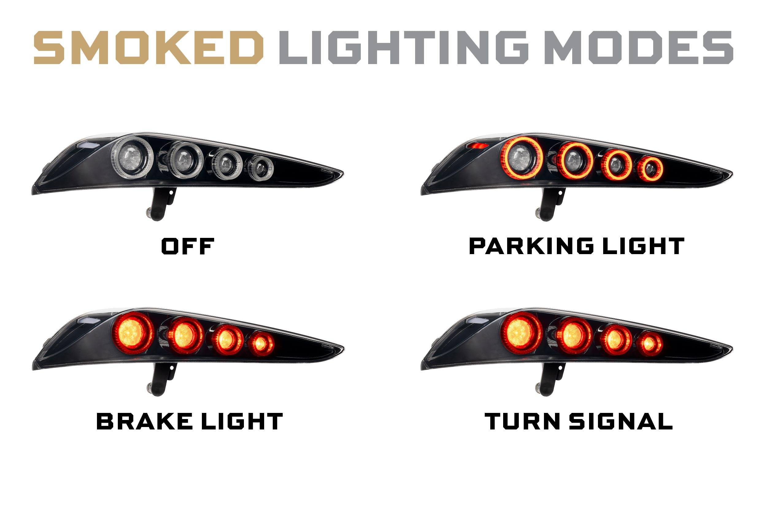 XB LED Tail Lights: Toyota Supra (20+ / Smoked Lens / Set) - product image 2