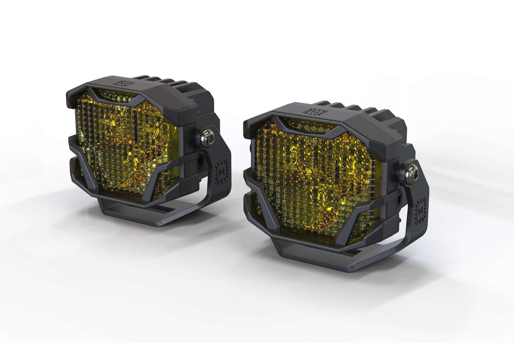 Morimoto 4Banger Ditch Light Kit: 03-09 4Runner (NCS Yellow Flood Beam) - product image 3