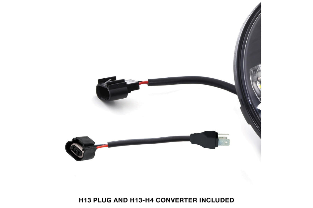Pro Comp Jeep Headlights: 7" Round LED Hi/Lo (07-18 JK) - product image 4