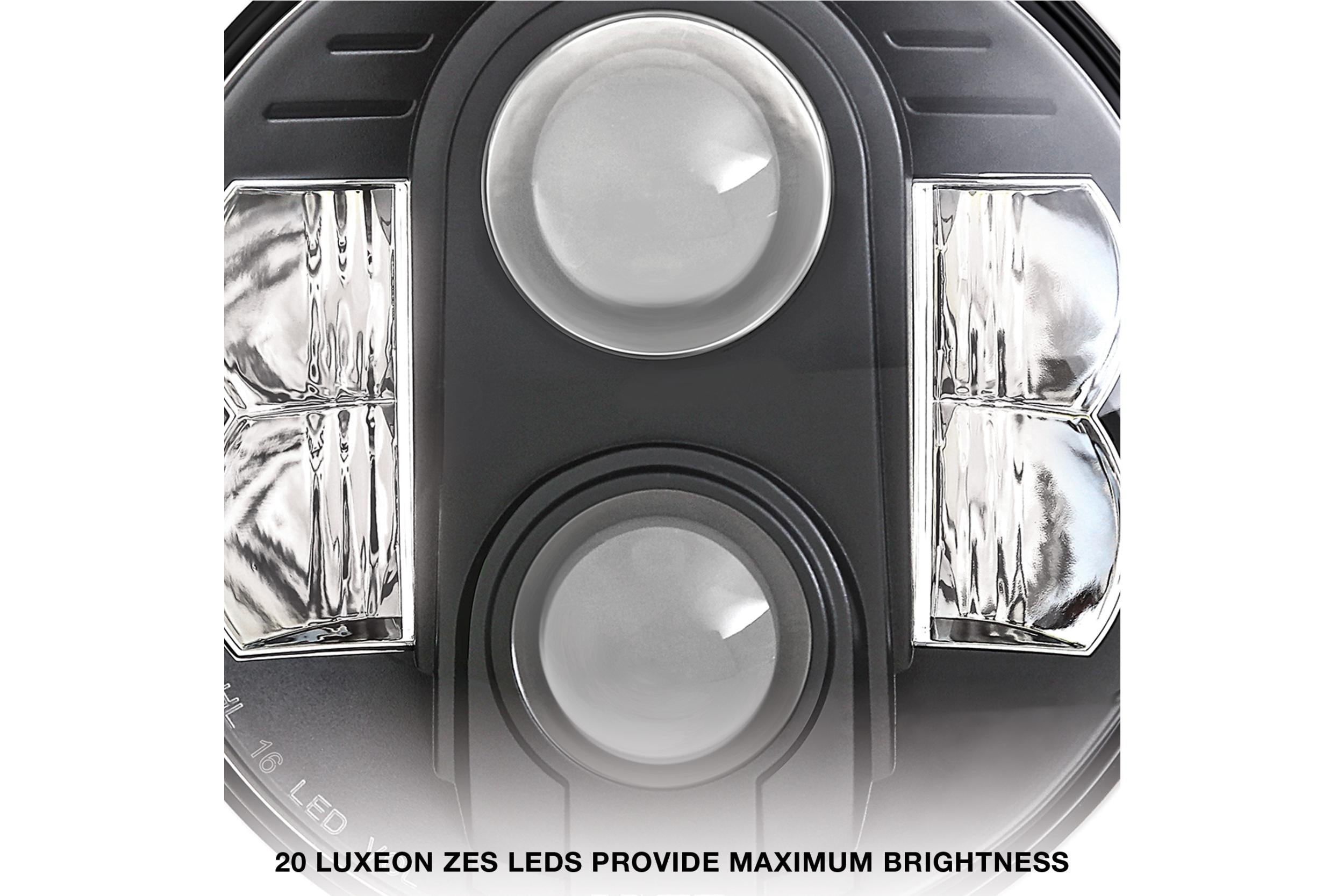 Pro Comp Jeep Headlights: 7" Round LED Hi/Lo (07-18 JK) - product image 8