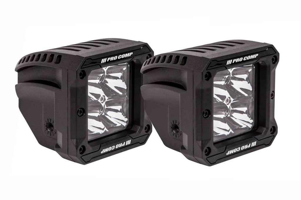 Pro Comp Gen 3 Pods: 2x2 Square / 12W / White / Spot Beam - product image 1