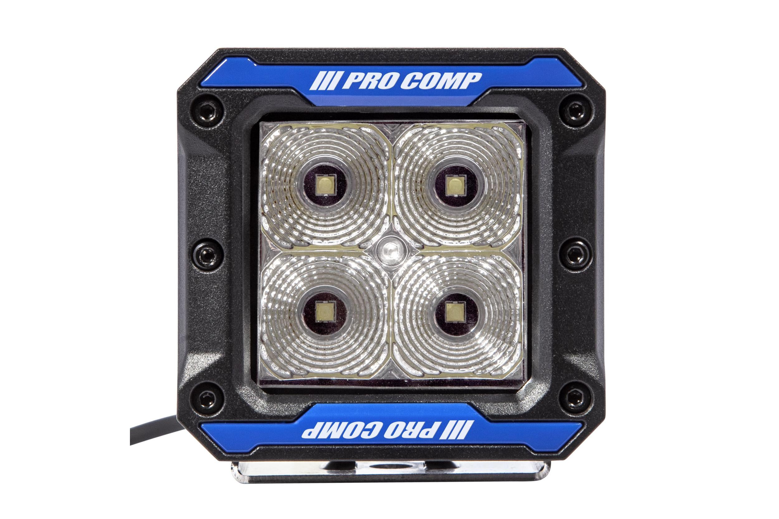 Pro Comp Gen 3 Pods: 2x2 Square / 20W / White / Flood Beam - product image 7