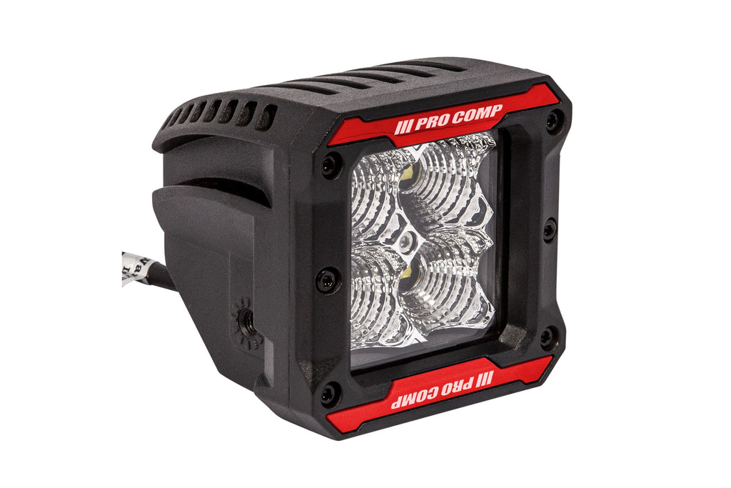 Pro Comp Gen 3 Pods: 2x2 Square / 20W / White / Flood Beam - product image 8