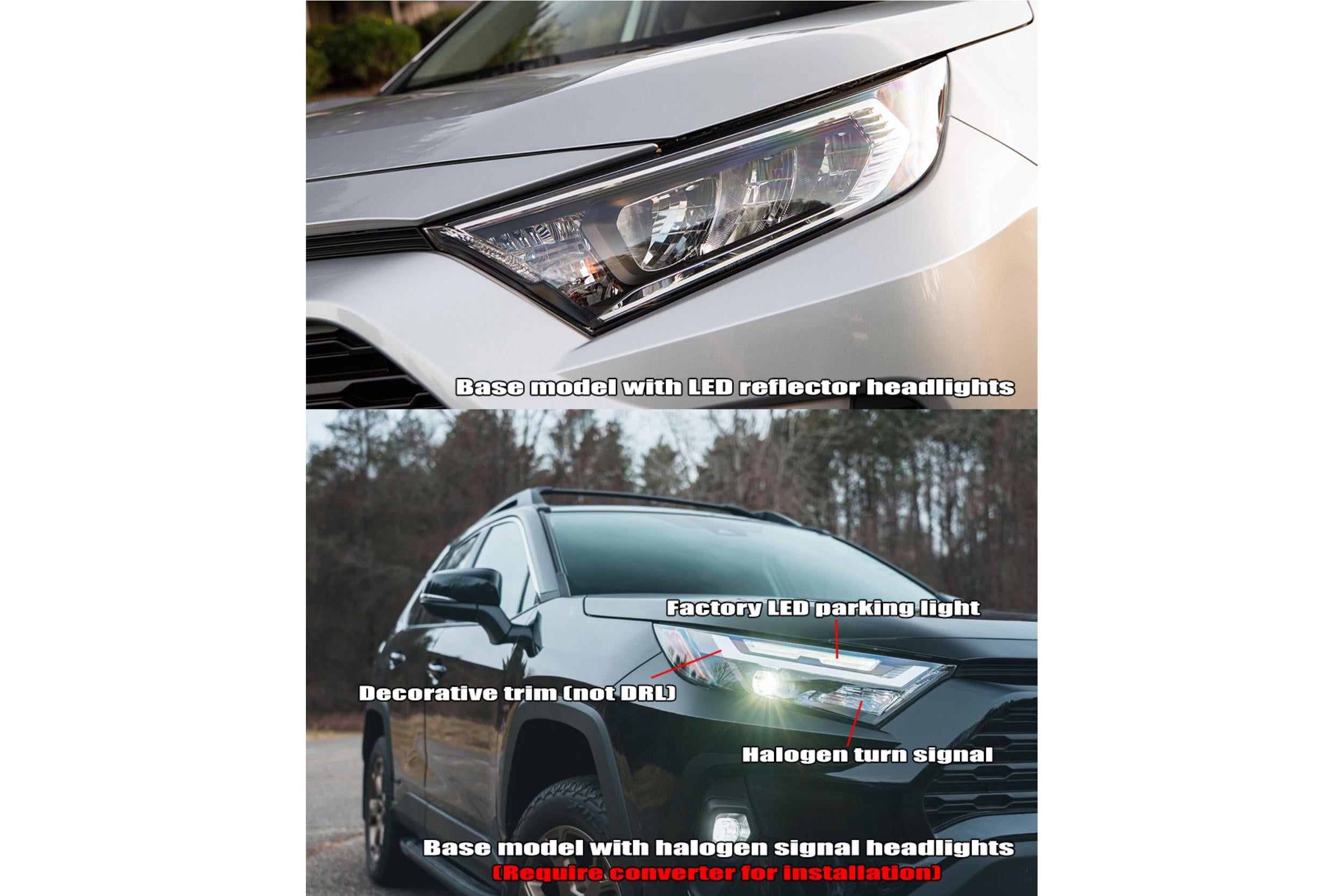 ARex Nova LED Headlights: Toyota Rav4 Low Trim (19-23) - Black (Set) - product image 8