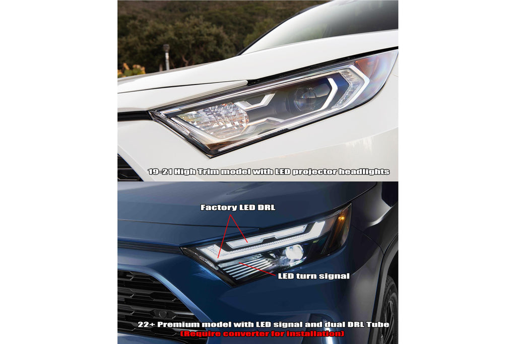 ARex Nova LED Headlights: Toyota Rav4 High Trim (19-23) - Black (Set) - product image 8
