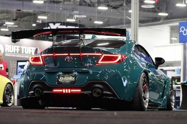 AlphaRex (LUXX-Series) 2022-2024 Toyota GR86/Subaru BRZ LED Tail Lights Center Piece - Vivid Red - product image 2