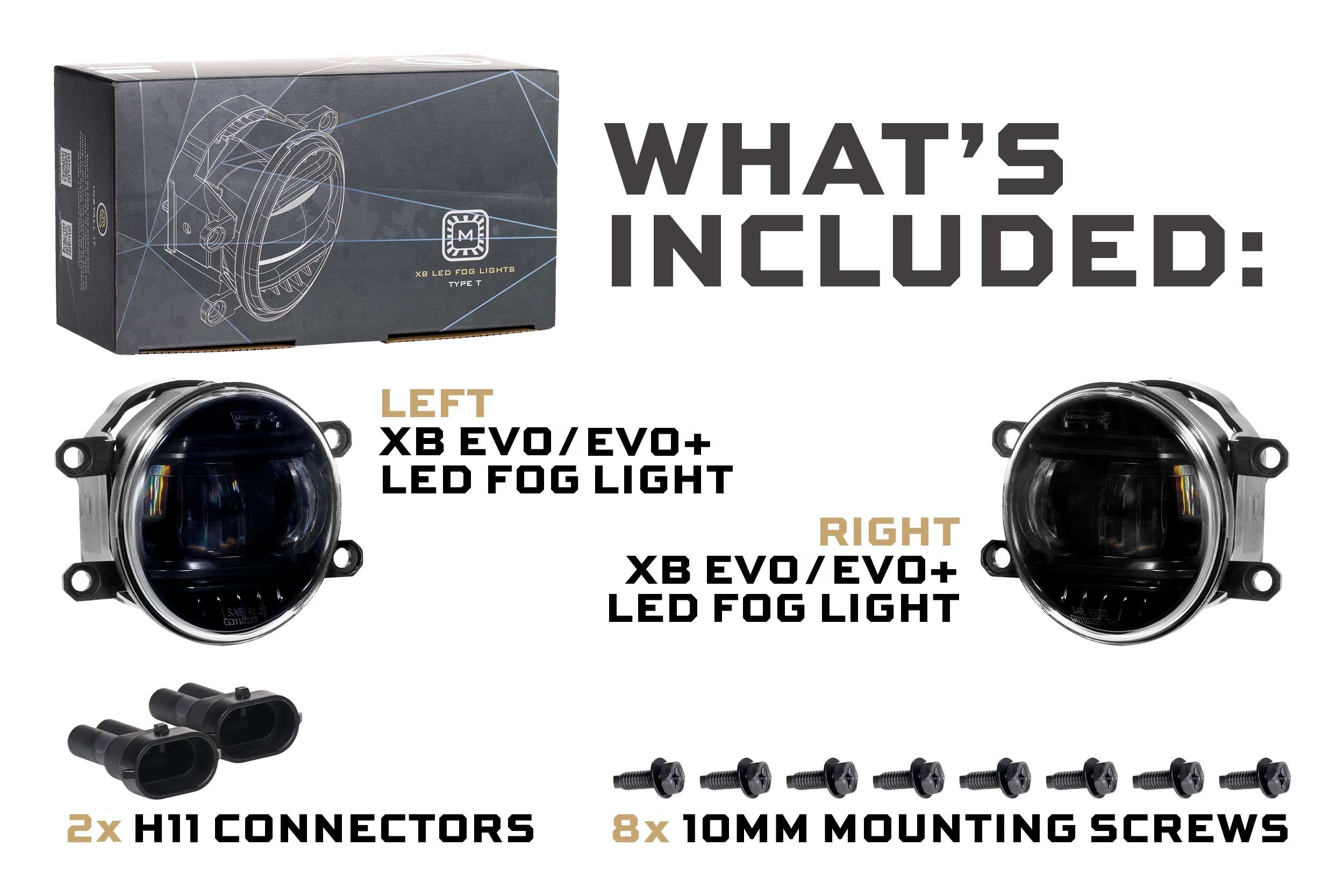 XB Evo+ Fog Lights: Type T (White + Yellow / Set) - product image 2