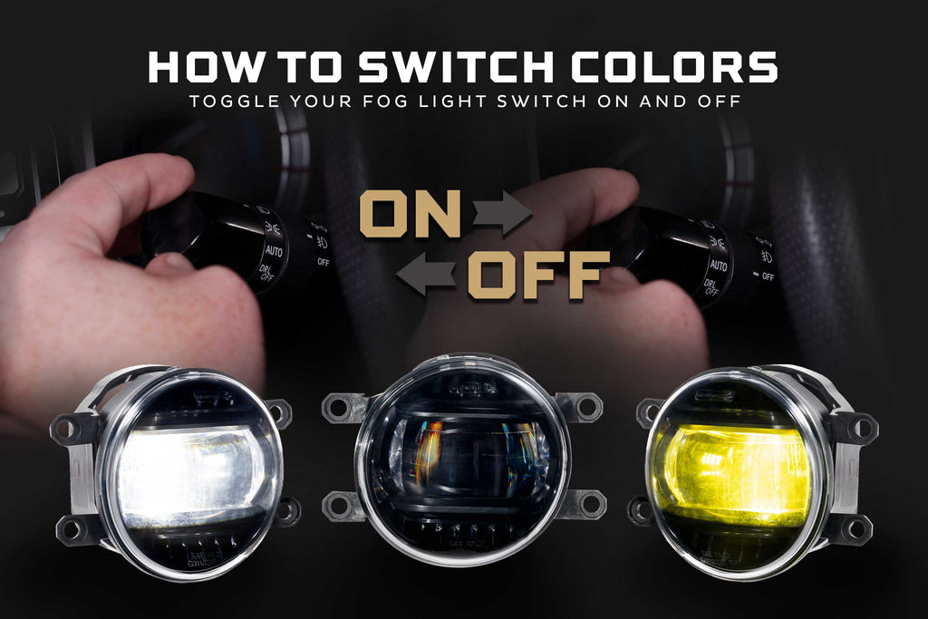 XB Evo+ Fog Lights: Type T (White + Yellow / Set) - product image 4