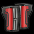 AlphaRex (NOVA-Series) 2007-2013 Toyota Tundra Prismatic LED Tail Lights - Black-Red - product image 1