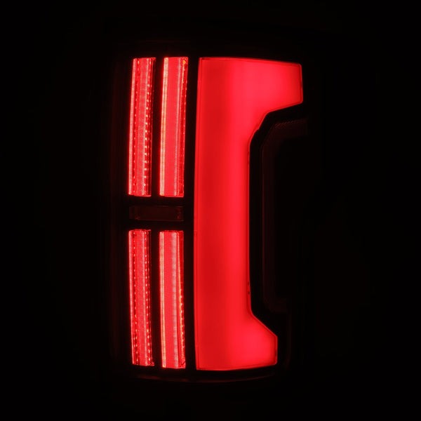 AlphaRex (NOVA-Series) 2007-2013 Toyota Tundra Prismatic LED Tail Lights - Black-Red - product image 2