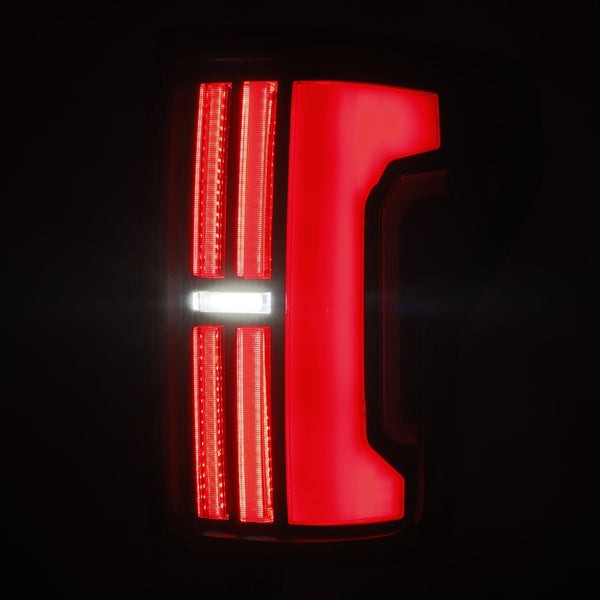 AlphaRex (NOVA-Series) 2007-2013 Toyota Tundra Prismatic LED Tail Lights - Black-Red - product image 3