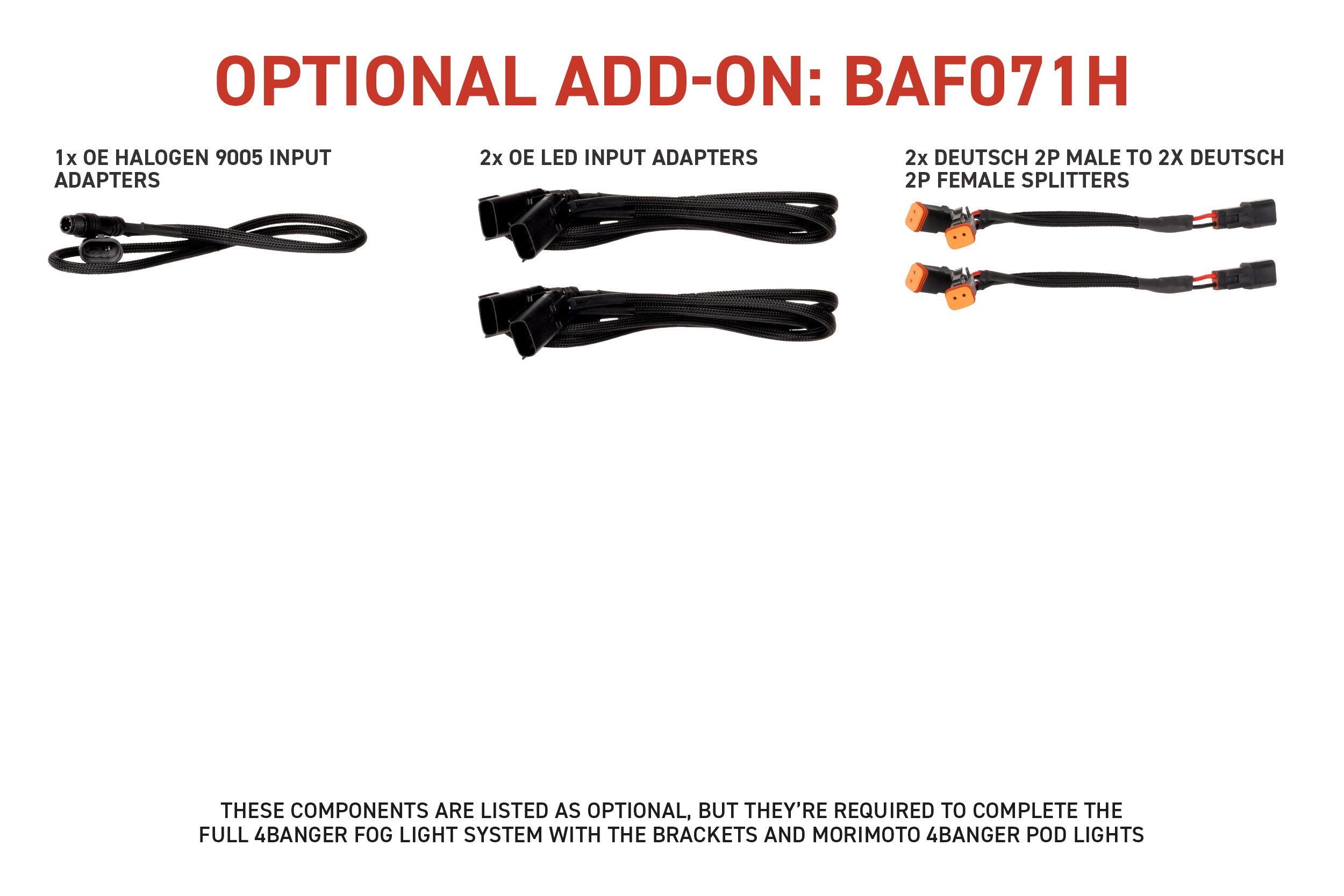 21-23 Ford F-150 4Banger Fog Sub Harness Kit - product image 1