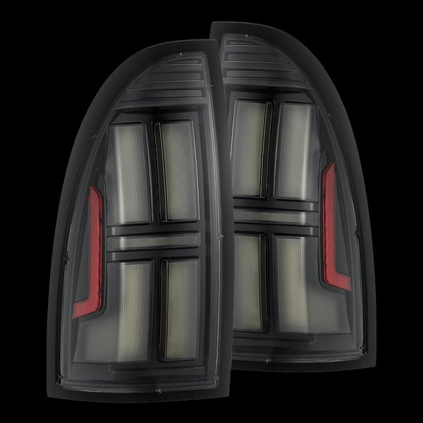 AlphaRex (NOVA-Series) 2005-2015 Toyota Tacoma Prismatic LED Tail Lights - Black - product image 1