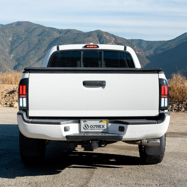 AlphaRex (NOVA-Series) 2005-2015 Toyota Tacoma Prismatic LED Tail Lights - Black - product image 2