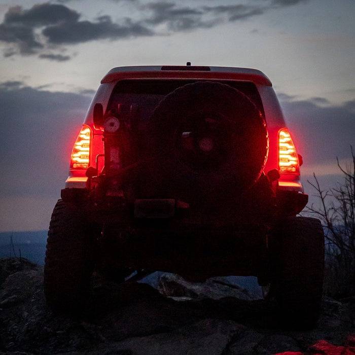AlphaRex (LUXX-Series) 2003-2009 Toyota 4Runner LED Tail Lights - Black-Red - product image 2