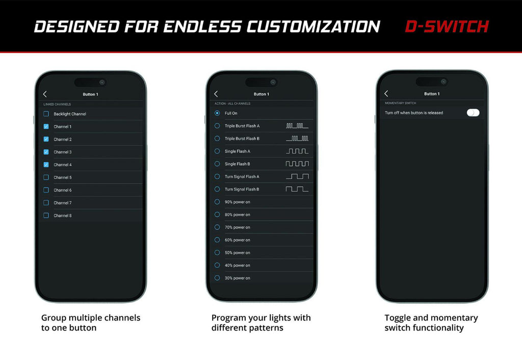 Diode Dynamics D-Switch 8-Channel Switch Panel - product image 3