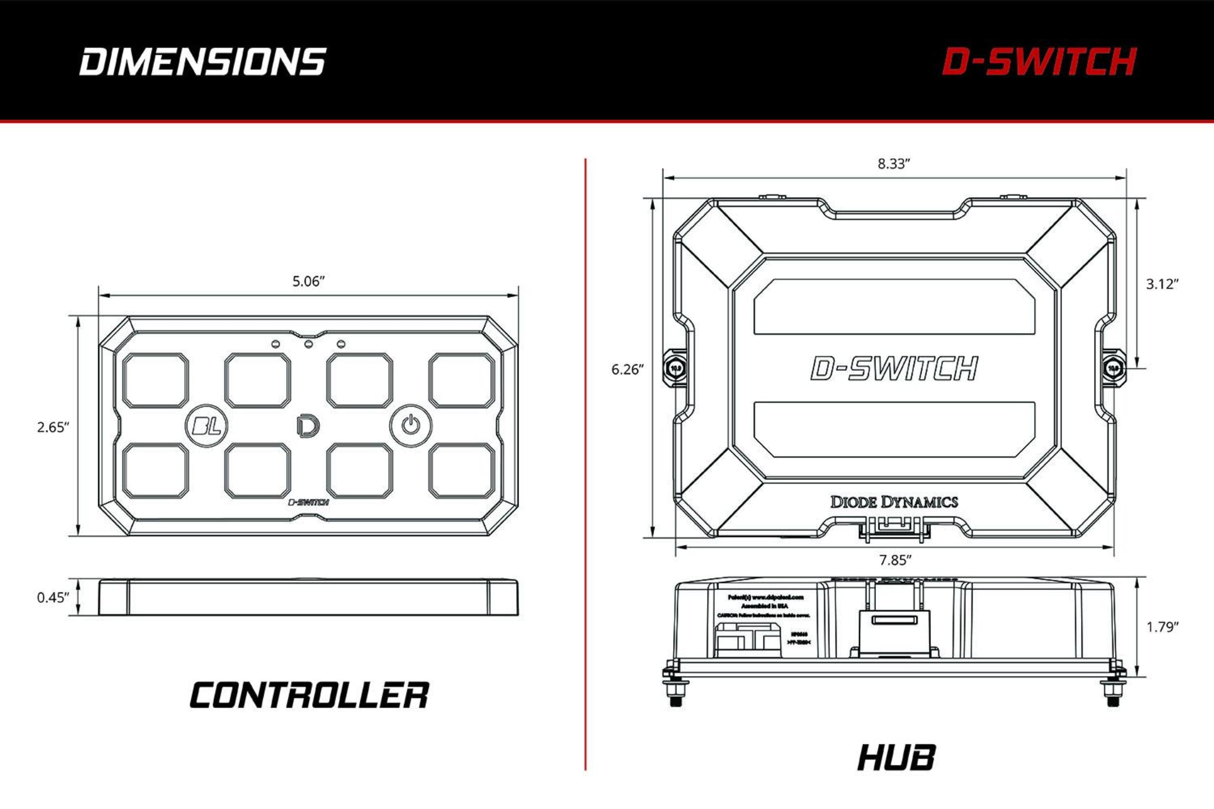 Diode Dynamics D-Switch 8-Channel Switch Panel - product image 8