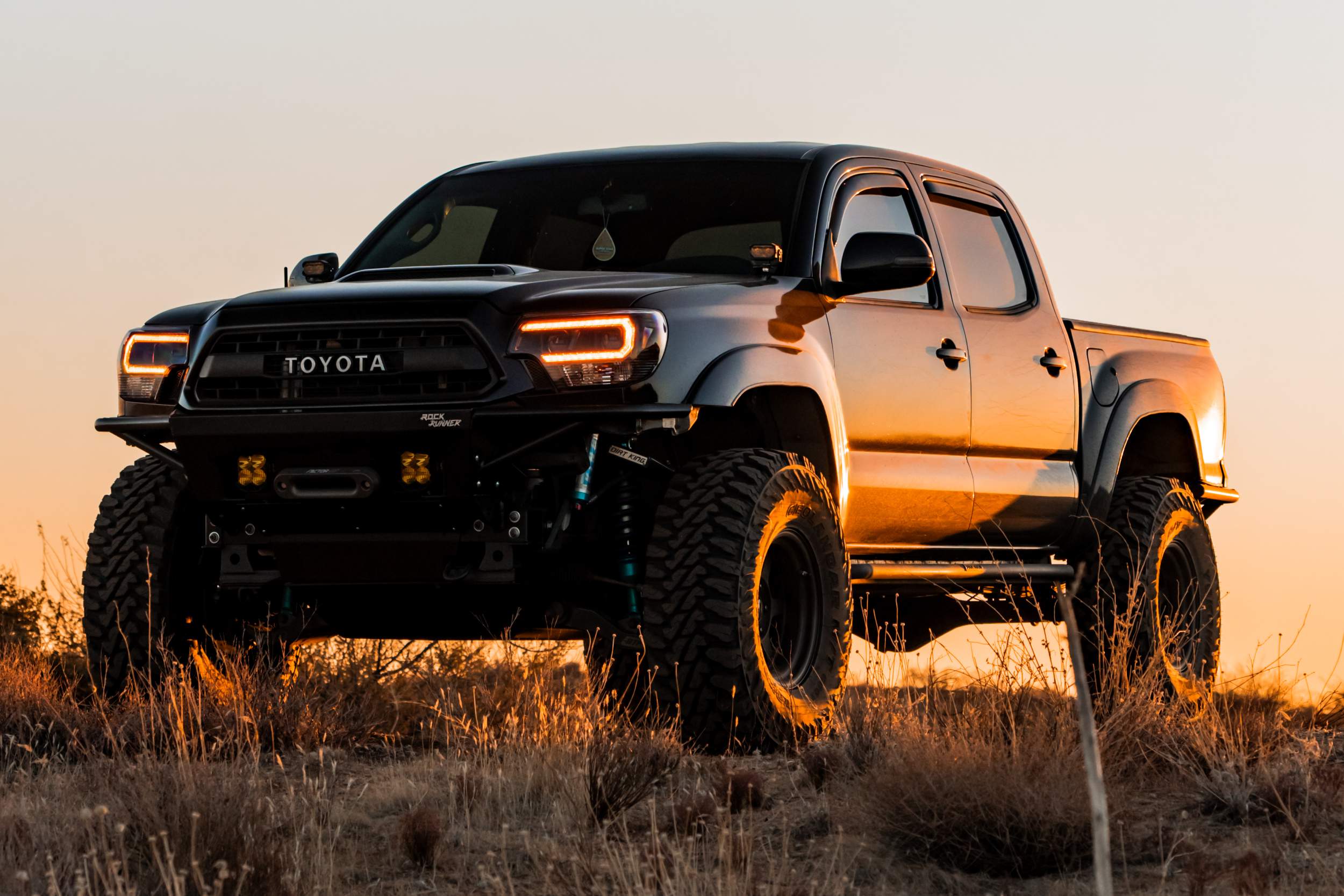 12-15 Tacoma Amber DRL Heads and Red Tails - product image 2