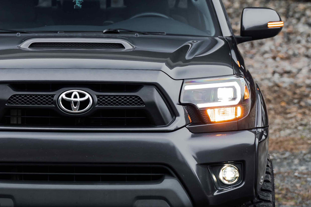 12-15 Tacoma White DRL Heads and Clear Tails - product image 2