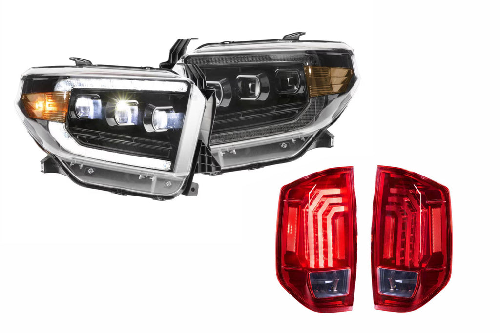 14-21 Tundra White DRL Heads and Red Tails OEM LED - product image 1