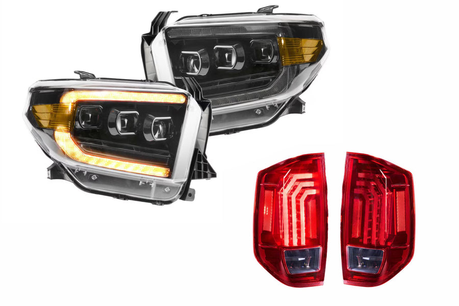 14-21 Tundra Amber DRL Heads and Red Tails OEM LED - product image 1